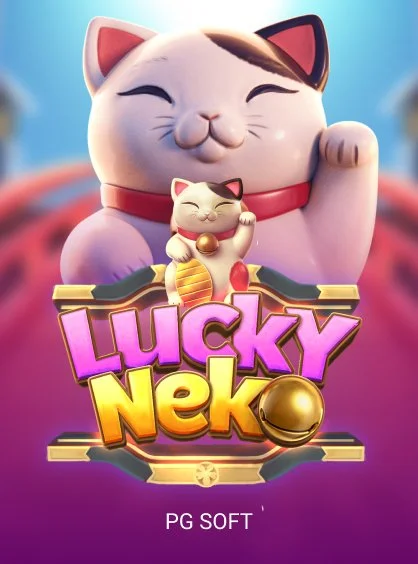Lucky Neko beckoning cat high multiplier slot card by PG Soft