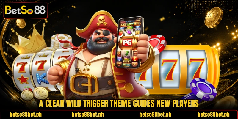 A clear Wild Trigger theme guides new players