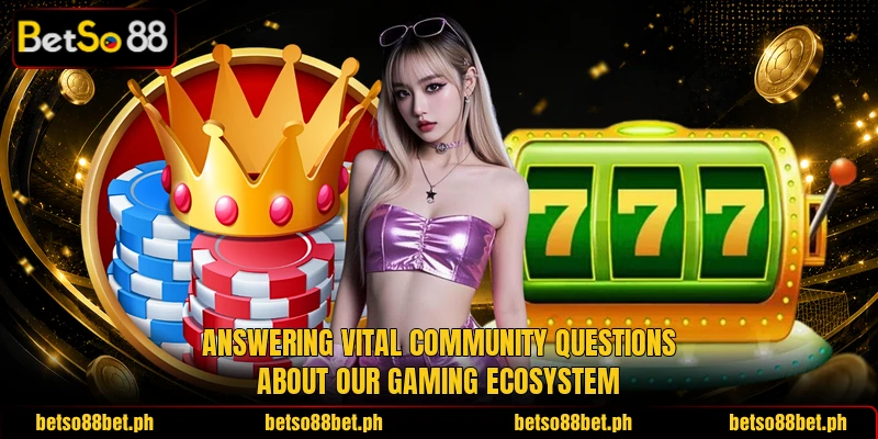 Answering vital community questions about our gaming ecosystem