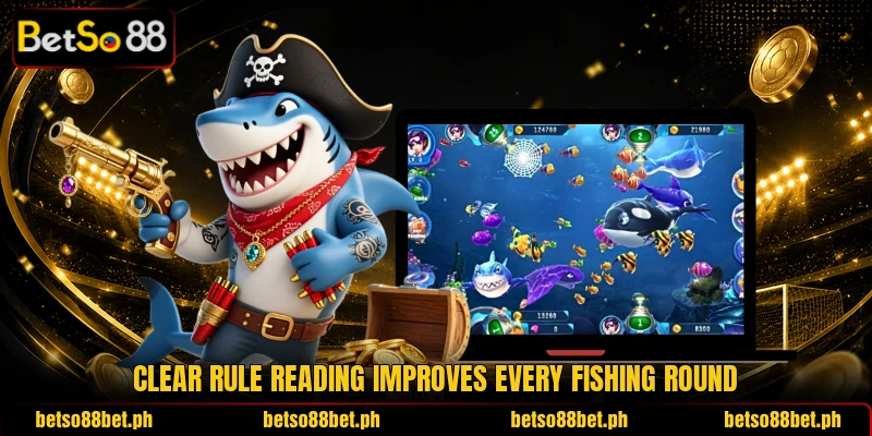 Clear rule reading improves every fishing round Clear rule reading improves every fishing round