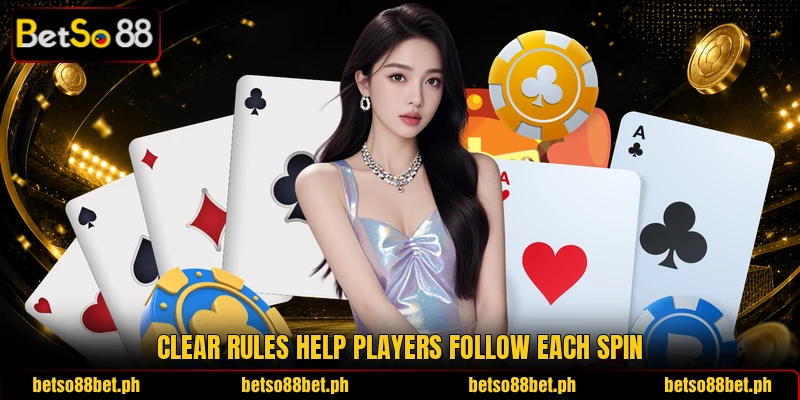 Clear rules help players follow each spin