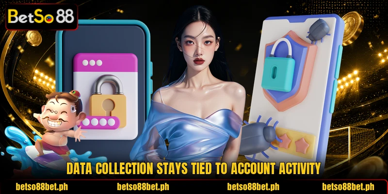 Data collection stays tied to account activity