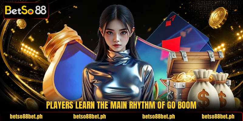 Players learn the main rhythm of Go Boom