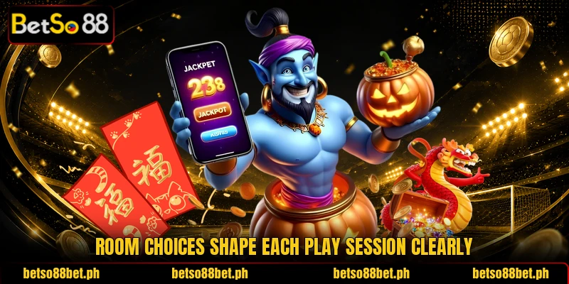 Room choices shape each play session clearly