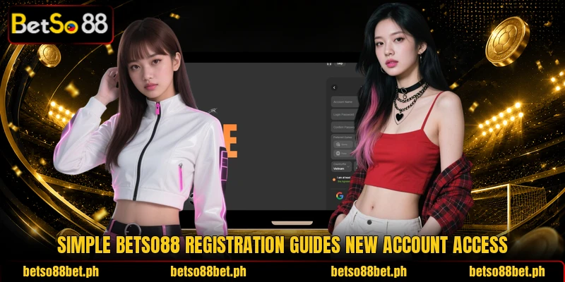 Simple BetSo88 registration guides new account access