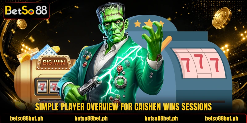 Simple player overview for Caishen Wins sessions